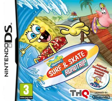 SpongeBob's Surf & Skate - Roadtrip (Europe) (En,Fr,De,Es,Nl) box cover front